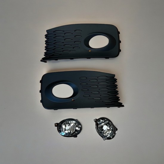 Set mistlampen met grille kappen - Volkswagen Caddy MK5