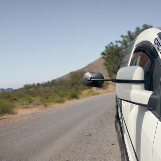 Verlengde Zijspiegels Caravan Aanhangwagen - Volkswagen Caddy
