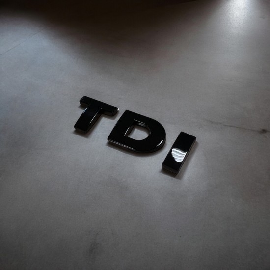 TDI Aanduiding Hoogglans Zwart - Volkswagen Caddy