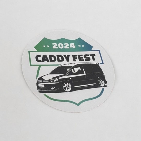 CaddyFest 2024 - Entree sticker - Volkswagen Caddy