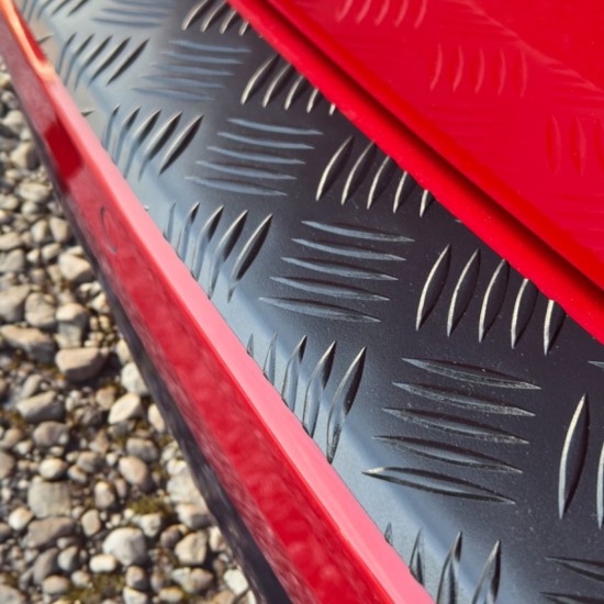 Achterbumper Beschermer Traanplaat Zwart - Volkswagen Caddy MK5