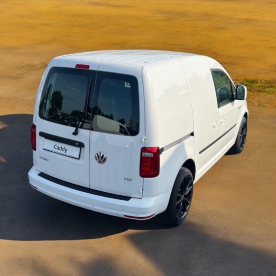 Achterbumper Beschermer Traanplaat Zwart - Volkswagen Caddy MK4