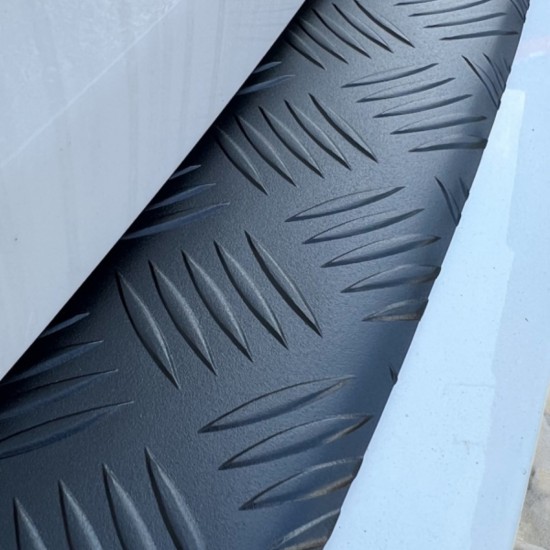 Achterbumper Beschermer Traanplaat Zwart - Volkswagen Caddy MK4