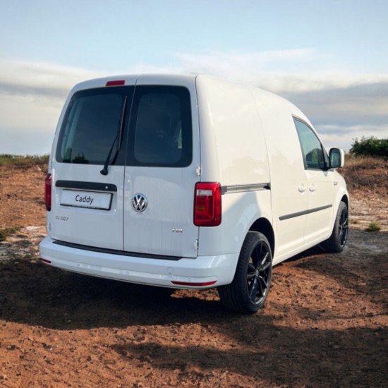 Achterbumper Beschermer Traanplaat Zwart - Volkswagen Caddy MK4