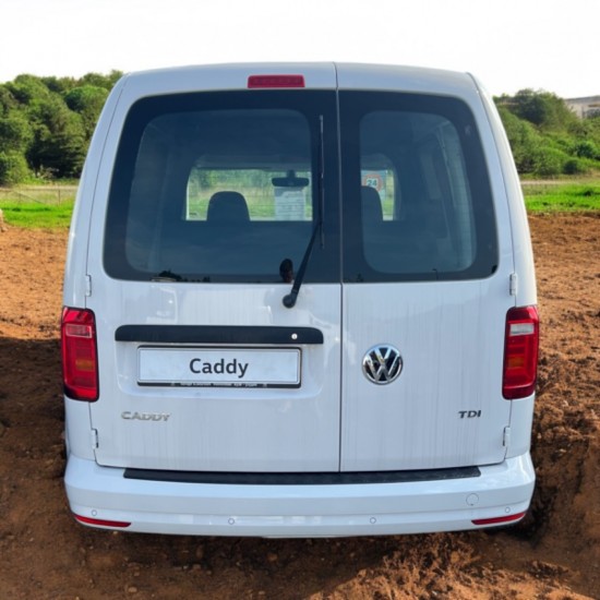 Achterbumper Beschermer Traanplaat Zwart - Volkswagen Caddy MK4