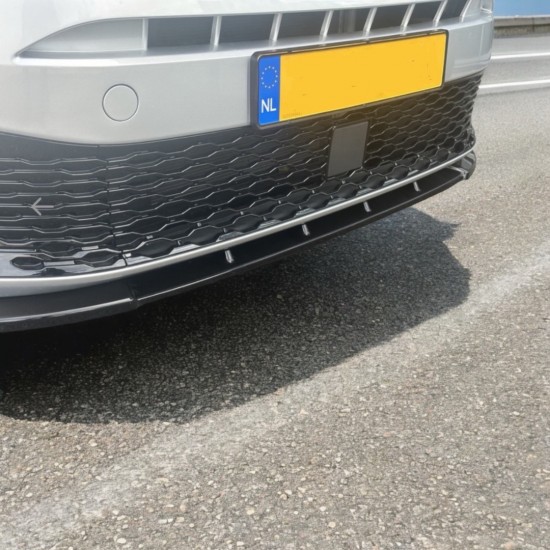 Voorspoiler Rib Hoogglans Zwart - Volkswagen Caddy MK5