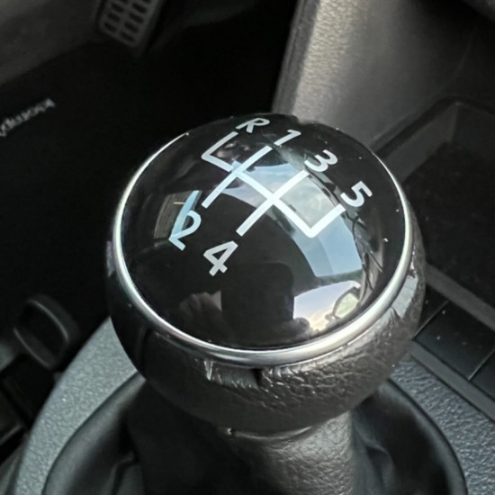 Versnellingspook Zwart Leder 5-Bak - Volkswagen Caddy MK3 (GP)