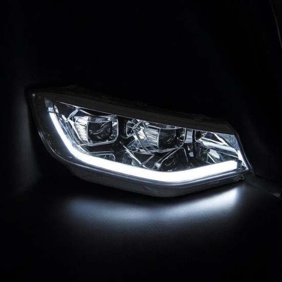 Set Koplampen Chrome Full LED - Volkswagen Caddy MK5 Cargo