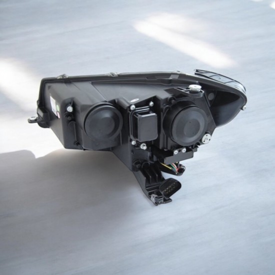 Set Koplampen Zwart DRL LED - Volkswagen Caddy MK5