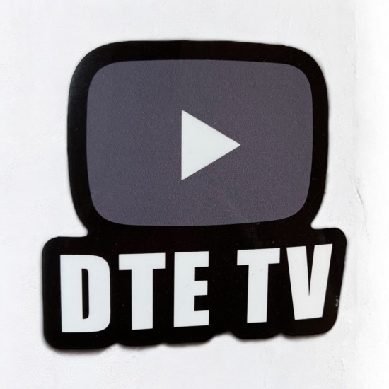 DTE TV Sticker L Grijs - Volkswagen Caddy
