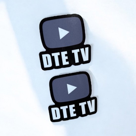 DTE TV Sticker S Grijs (set) - Volkswagen Caddy