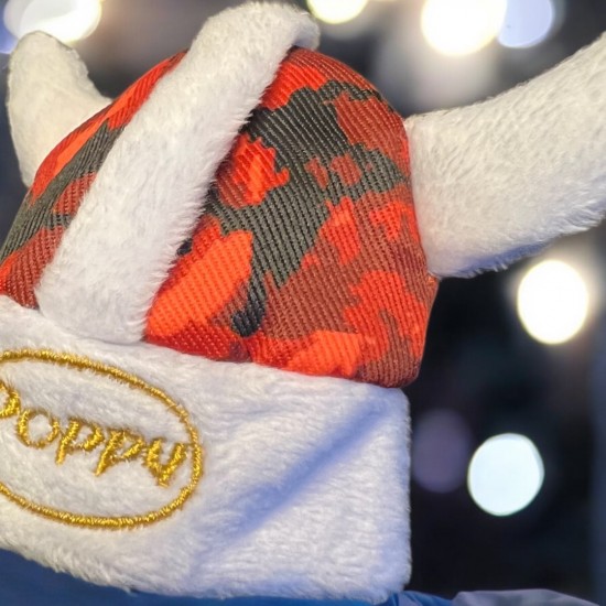 Poppy Grace Mate ® Viking Muts Deens Pluche Rood