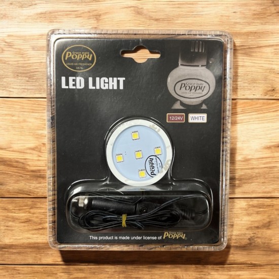 Poppy Grace Mate ® ledverlichting Wit - Aanstekerplug