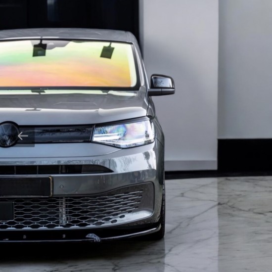 Booskijkers Koplampspoiler Hoogglans Zwart - Volkswagen Caddy MK5 Cargo