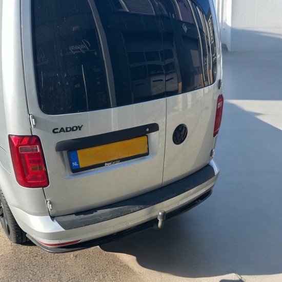 TRC Achterbumper Splitter Hoogglans Zwart - Volkswagen Caddy MK4