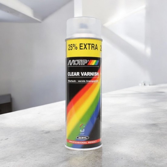 Motip Clear Coat Mat Spray 500ml - Volkswagen Caddy