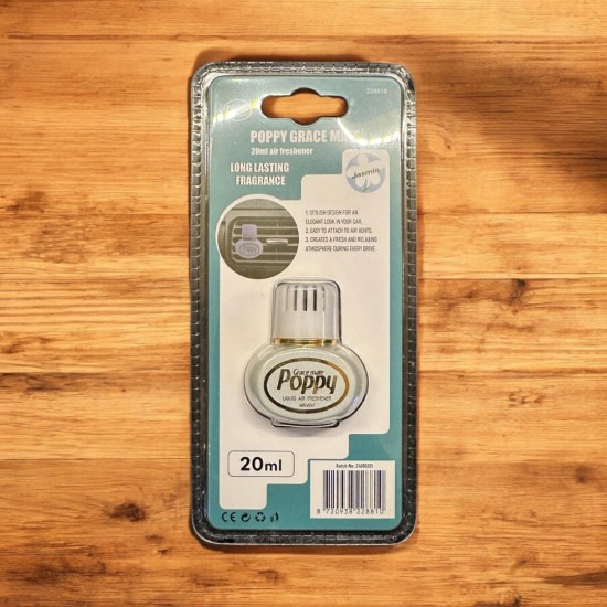 Poppy Grace Mate ® Luchtrooster Parfum Mini 20ML - Jasmijn