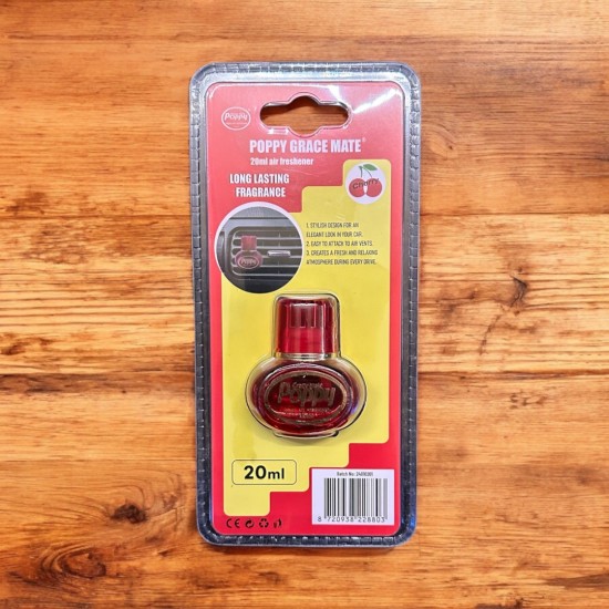 Poppy Grace Mate ® Luchtrooster Parfum Mini 20ML - Kers