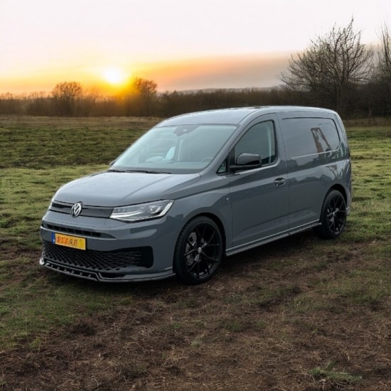 Voorspoiler TRC V2 Hoogglans Zwart - Volkswagen Caddy MK5 Cargo