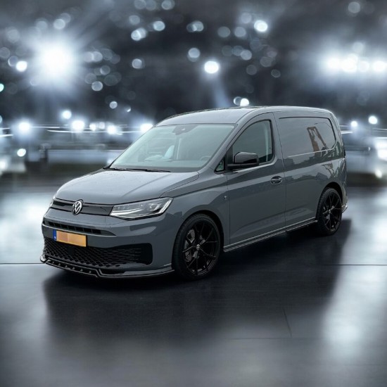 Voorspoiler TRC V2 Hoogglans Zwart - Volkswagen Caddy MK5 Cargo