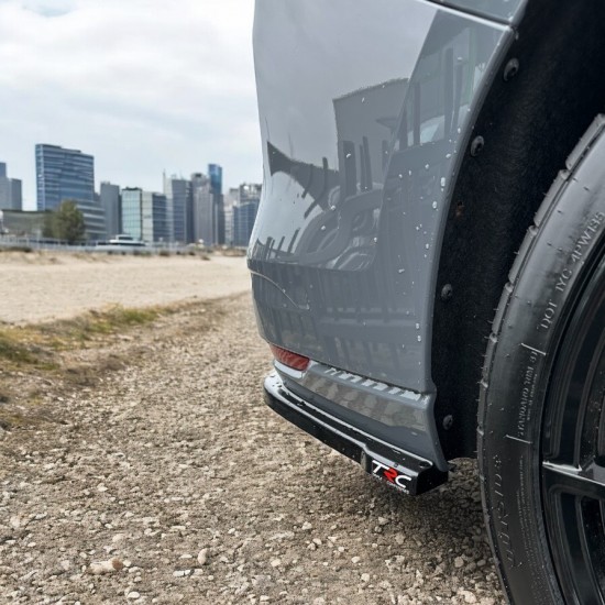 TRC Achterbumper Splitter Flat Hoogglans zwart - Volkswagen Caddy MK5