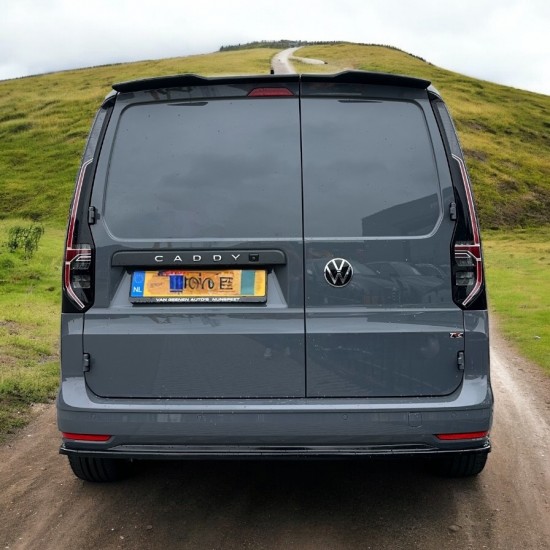 TRC Achterbumper Splitter Flat Hoogglans zwart - Volkswagen Caddy MK5