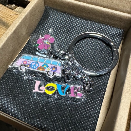 Sleutelhanger Volkswagen California T1 Hippie Style - Volkswagen Caddy