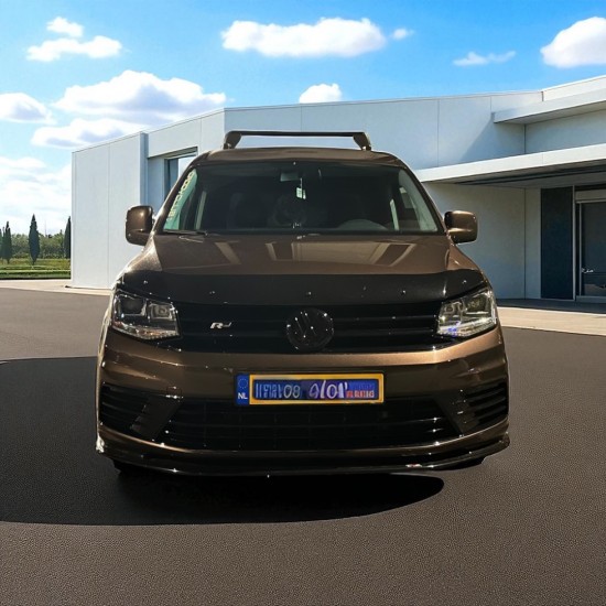 Motorkap Steenslag Beschermer Hoogglans Zwart - Volkswagen Caddy MK4