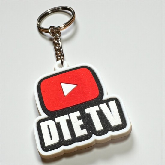 DTE TV - Rubberen Sleutelhanger