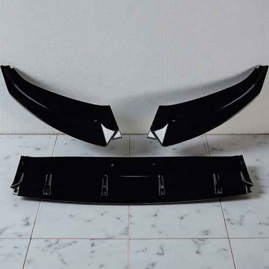 Voorspoiler Budget Hoogglans Zwart - Volkswagen Caddy MK5