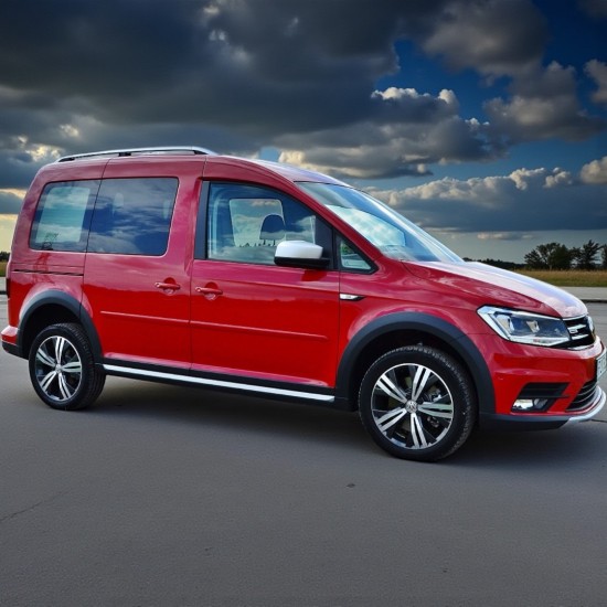 Alltrack Wielkast Verbreding Hoogglans Zwart - Volkswagen Caddy MK4