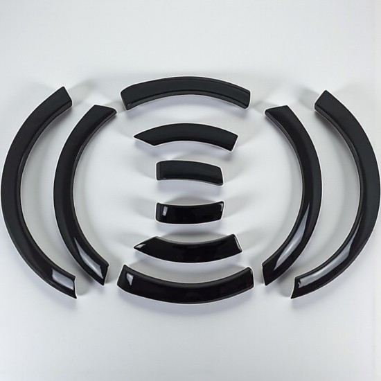 Alltrack Wielkast Verbreding Hoogglans Zwart - Volkswagen Caddy MK4