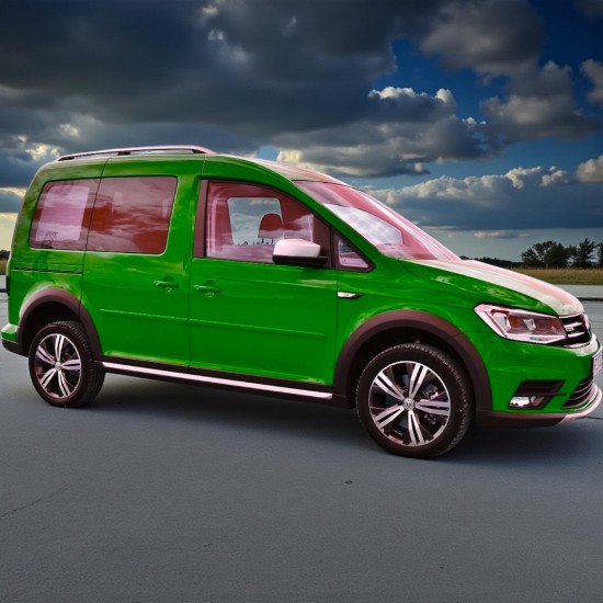Alltrack Wielkast Verbreding Matzwart - Volkswagen Caddy MK4
