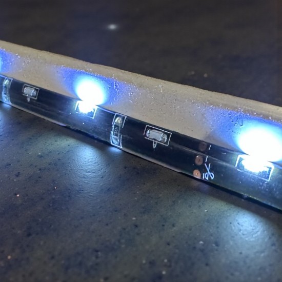 Set LED zelfklevende strips Wit / Amber - Volkswagen Caddy