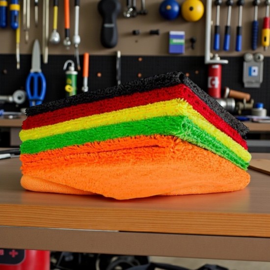 Allround Microvezel Doeken Kleur - 40x40 CM 400 GSM - 5 stuks