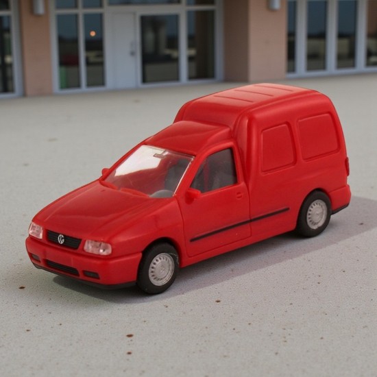 Rietze Volkswagen Caddy MK2 1:87 - Uni Rood