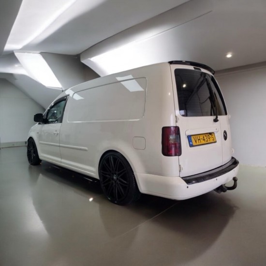 Sidebars RVS Hoogglans Zwart - Volkswagen Caddy MK3 GP Maxi