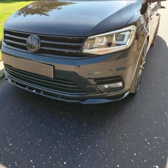 Voorspoiler Most-on V2 Hoogglans Zwart - Volkswagen Caddy MK4