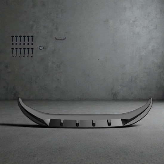 Voorspoiler Rib V2 Hoogglans Zwart - Volkswagen Caddy MK5