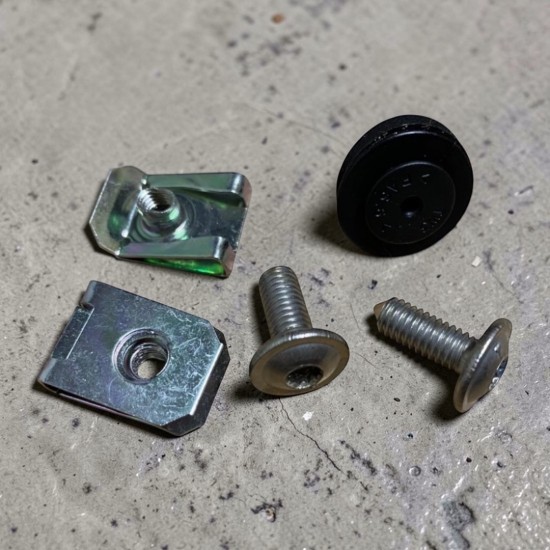 Bevestigingen Afdekplaat deurrail Volkswagen Caddy 2004 - 2020