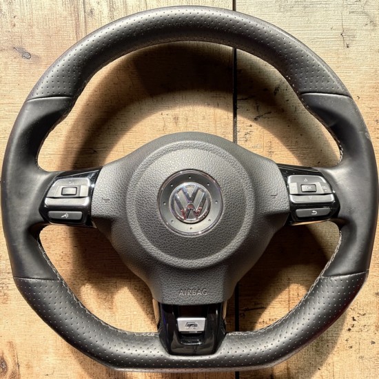 Volkswagen Polo 6R Multifunctioneel Leder Stuurwiel - Volkswagen Caddy