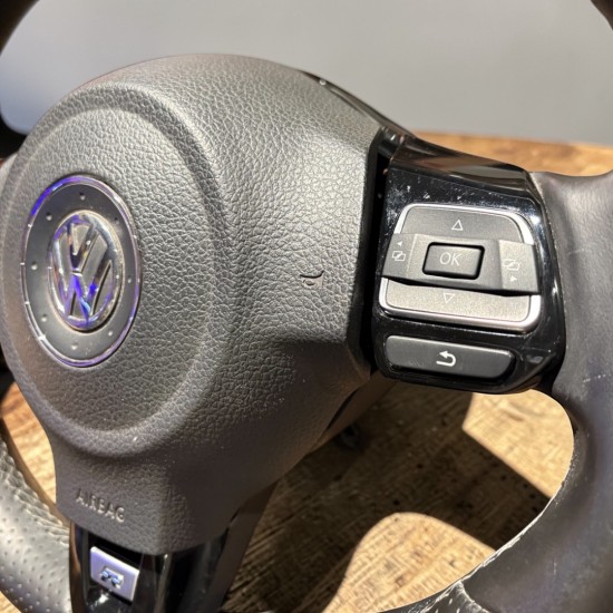 Volkswagen Polo 6R Multifunctioneel Leder Stuurwiel - Volkswagen Caddy