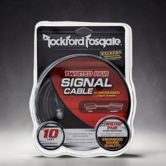 Rockford Fosgate 3 Meter Stereo Audiokabel - Volkswagen Caddy