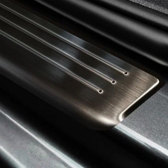 Instaplijsten Zwart RVS - Volkswagen Caddy MK5