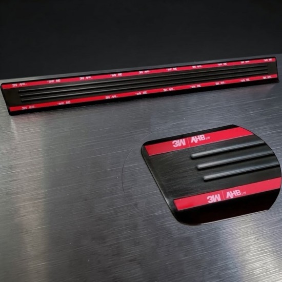 Instaplijsten Zwart RVS - Volkswagen Caddy MK5