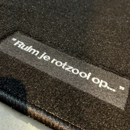 Dubbel Velours Vloermat Laadvloer Ruim je rotzooi op - Volkswagen Caddy MK4