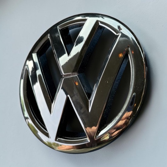 Volkswagen Logo Hoogglans Zwart Voorzijde - Volkswagen Caddy MK3 GP