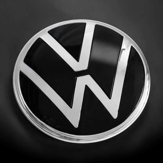 Volkswagen Logo Chroom Voorkant - Volkswagen Caddy MK5 Cargo