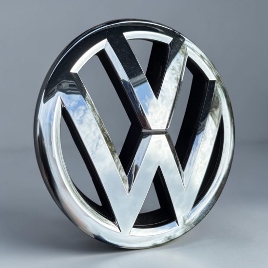 Volkswagen Logo Chroom Voorkant - Volkswagen Caddy MK3 GP