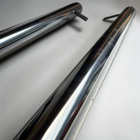 Sidebars RVS Hoogglans Zwart - Volkswagen Caddy MK3 GP